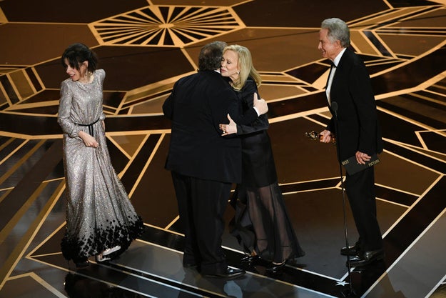 This time Beatty read the card, letting Guillermo del Toro know that he was the recipient of the night's top honor for The Shape of Water — all was well.