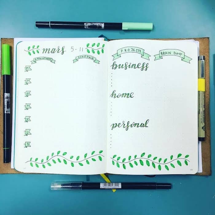 17 Soothing Bullet Journal Layouts That'll Calm Your Mind And Cleanse ...