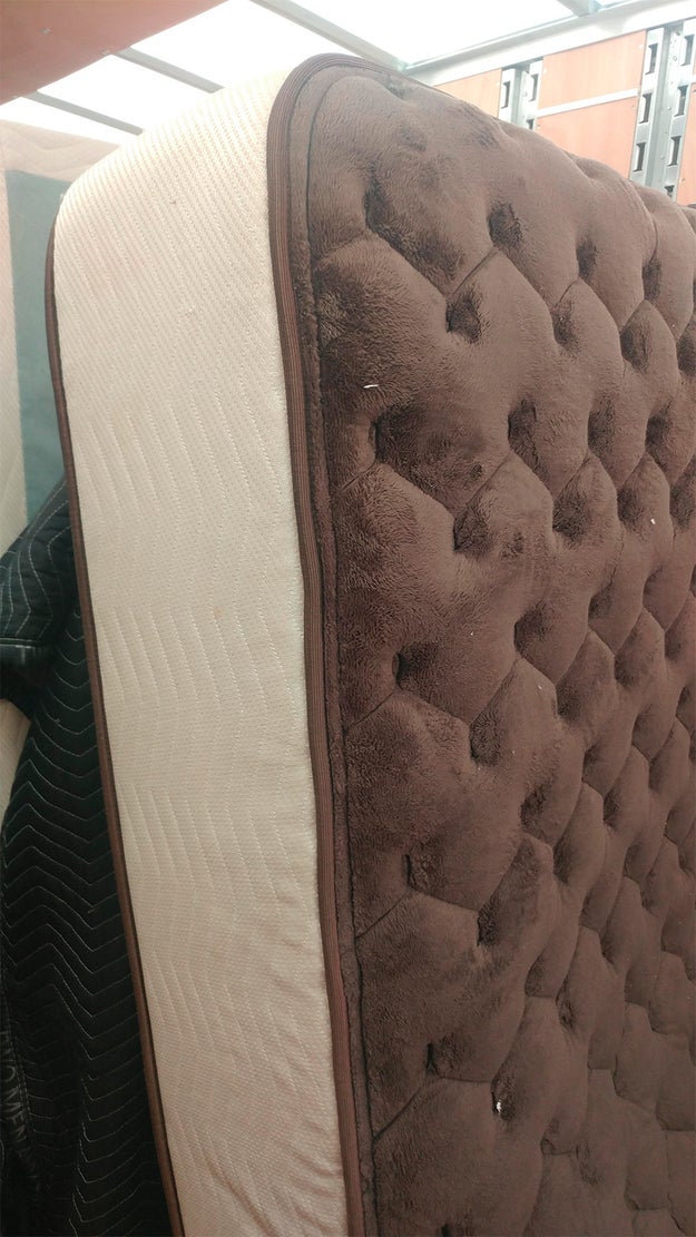 This mattress that looks like a giant ice cream sandwich.