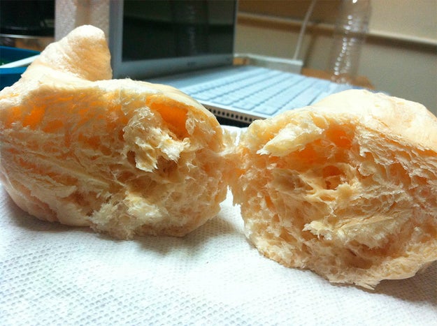 This microwaved soap that looks like some freshly baked bread.