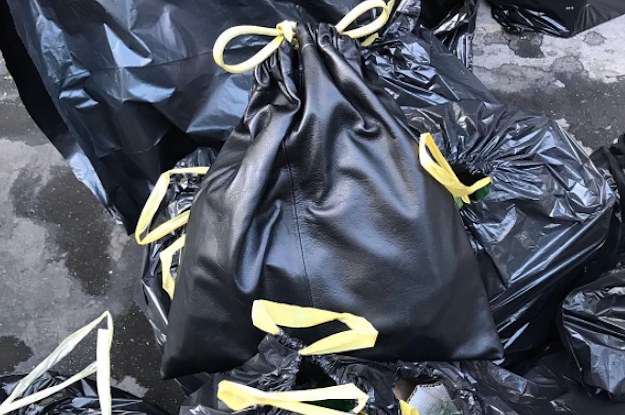 This 422 Leather Trash Bag Is Honestly My Aesthetic