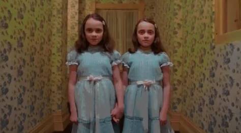 Or maybe watching The Shining made you avoid hotels for years because you were worried these creepy twins could be waiting outside of your door.