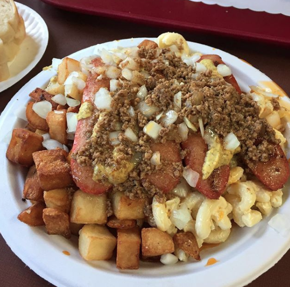 New York – The Garbage Plate from Nick Tahoe Hots