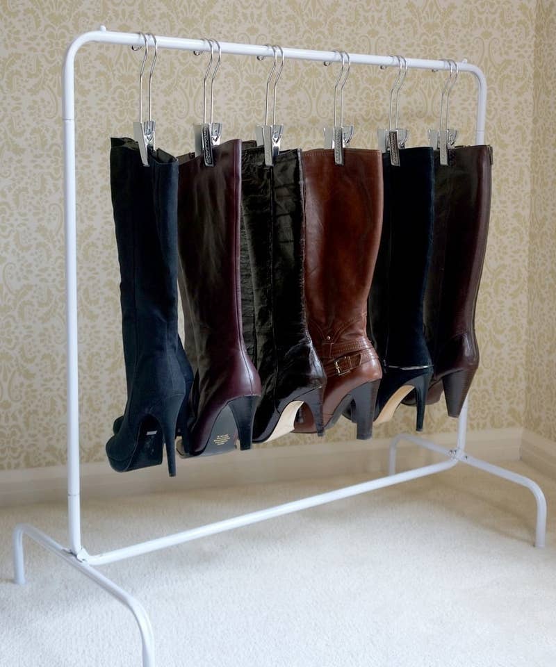 Keeping them them on a special rack is the perfect solution to keep them intact and organized.
