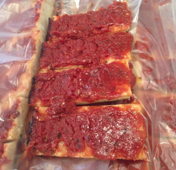 Rhode Island – Pizza Strips from D. Palmieri's Bakery