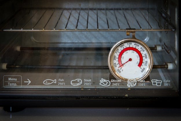 You don't realize that your oven runs too hot (or too cold.)