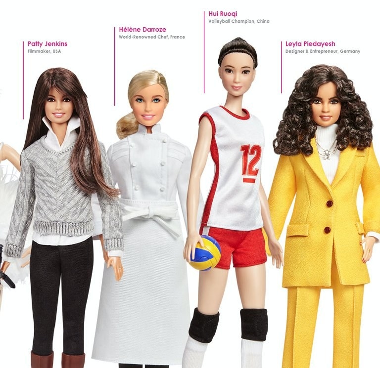 barbie created 17 new dolls based on powerful and inspiring women