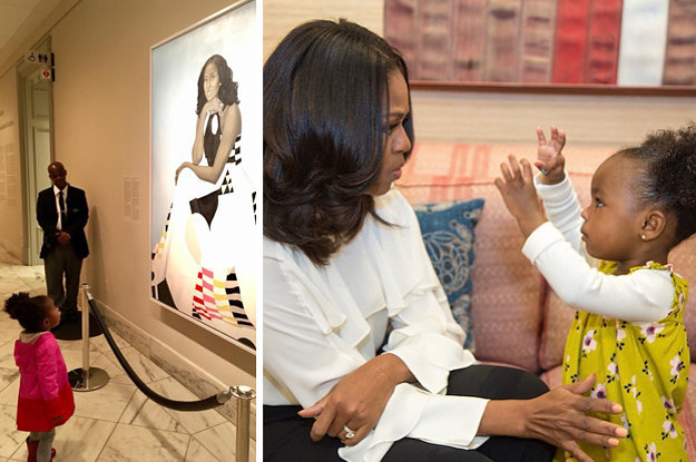 Michelle Obama Met (And Danced) With The Little Girl Who Was Mesmerized ...