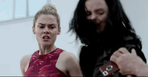 "You're lucky that wasn't your face."