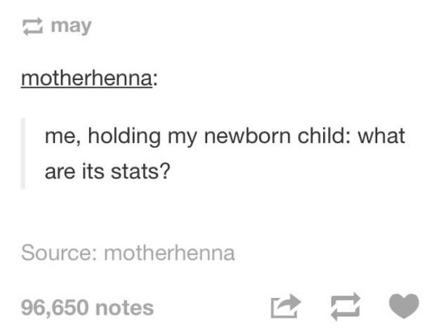 On babies: