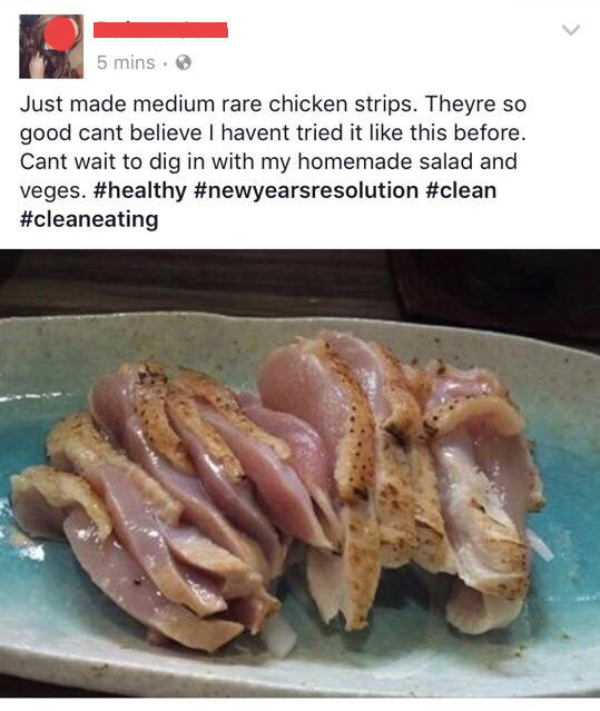 This amateur chef who should stay out of the kitchen.