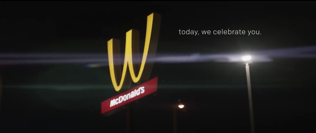 McDonald's is celebrating International Women's Day on Thursday in a unique way: it flipped its iconic "Golden Arches" upside down to read "W" instead of "M."