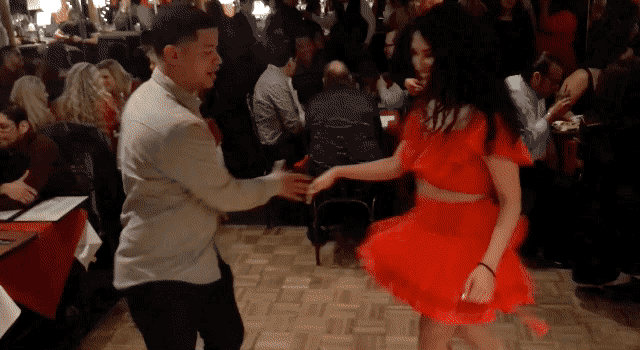 She had a super fun night out on the town, dancing as if it was Miami right smack in the middle of Los Angeles.