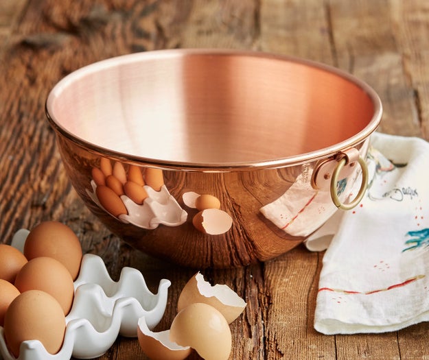 A copper beating bowl for a splurgeworthy way to bake your heart out.