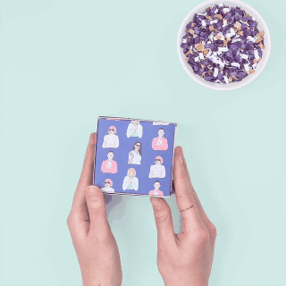 Also, the photos in this card are perforated (meaning you can tear 'em off and display 'em)! Win. Build your own Greetabl here.