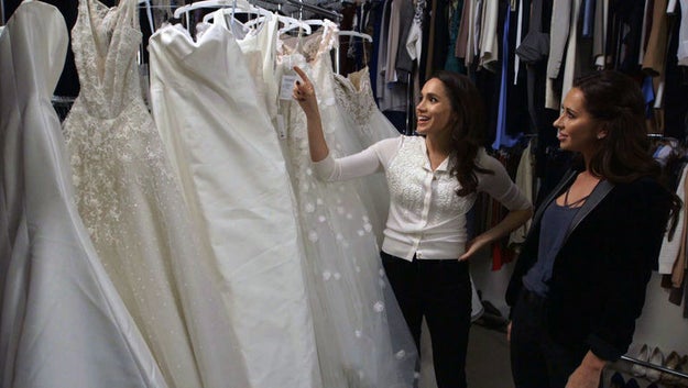 And Meghan's wedding dress?