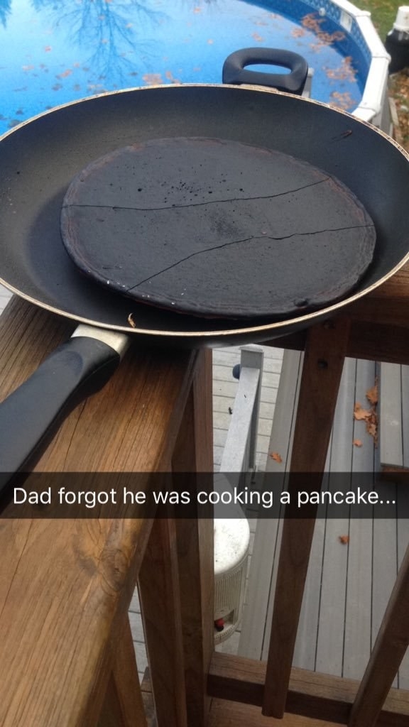 This is you trying to make a pancake: