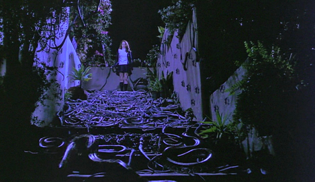 Similarly, all of the worms and snakes in the final scene of The Craft were real.