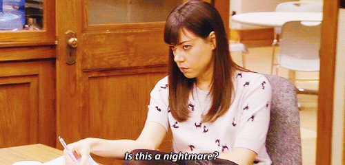 When someone suggests shots now.