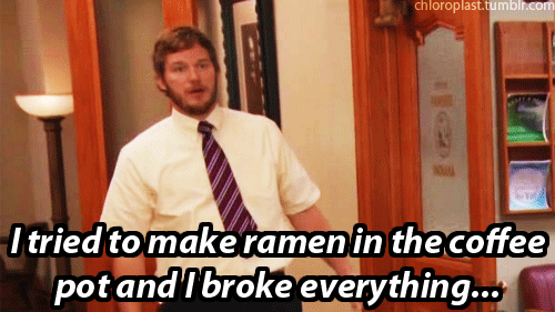 Your eating habits in college...