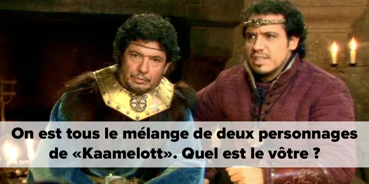 Nous Sommes Tous Une Combinaison De Deux Personnages De Kaamelott Quelle Est La Votre