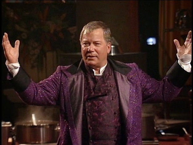 William Shatner was originally the Iron Chef host.