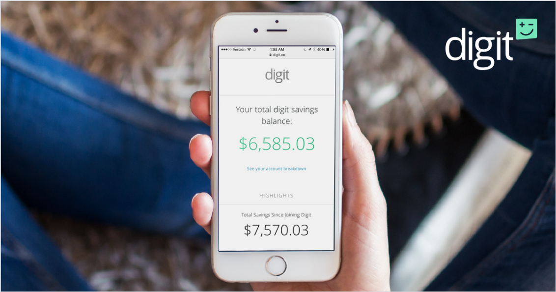 Digit takes a small percentage of all of your purchases and stores it into a virtual savings account which means (GASP), you can actually put away some money when you're in a pinch OR use it for a deposit for your next spring break. The options are literally LIMITLESS.