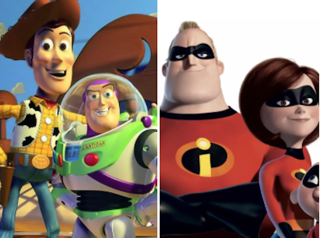 toy story the incredibles