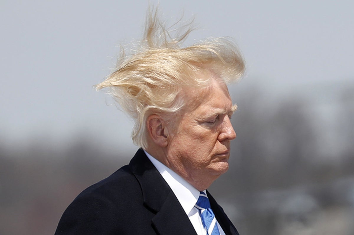 トランプ大統領の髪型はやっぱりカッコイイ