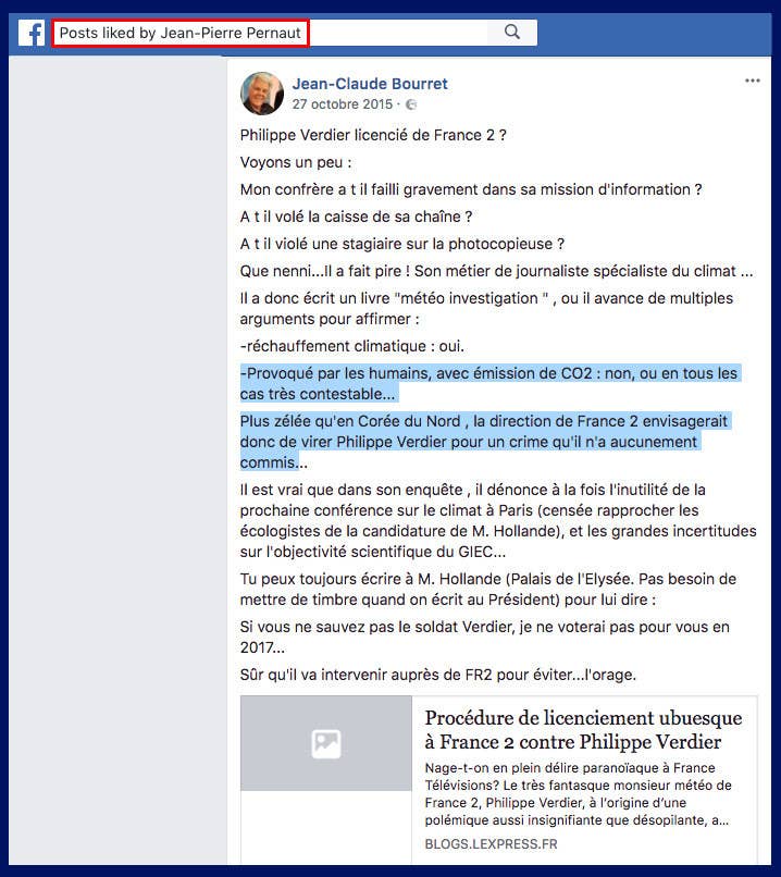 Petit Voyage Dans Le Facebook Reac Et Complotiste De Jean Pierre Pernaut