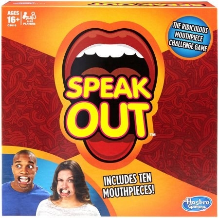 This game has everybody talking...and what a hilarious sight it is to see! Have a blast with family and friends playing this mouthpiece challenge game, or go head-to-head with your kids specifically with the Kids vs. Parents edition! $16.44