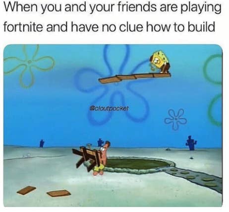 21 playing with someone new - we love fortnite meme