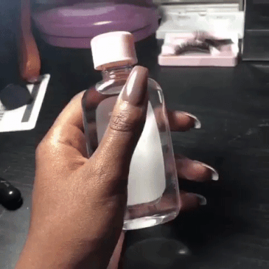 Aleah used baby oil in her video, but other Twitter users suggested almond oil as a natural option.
