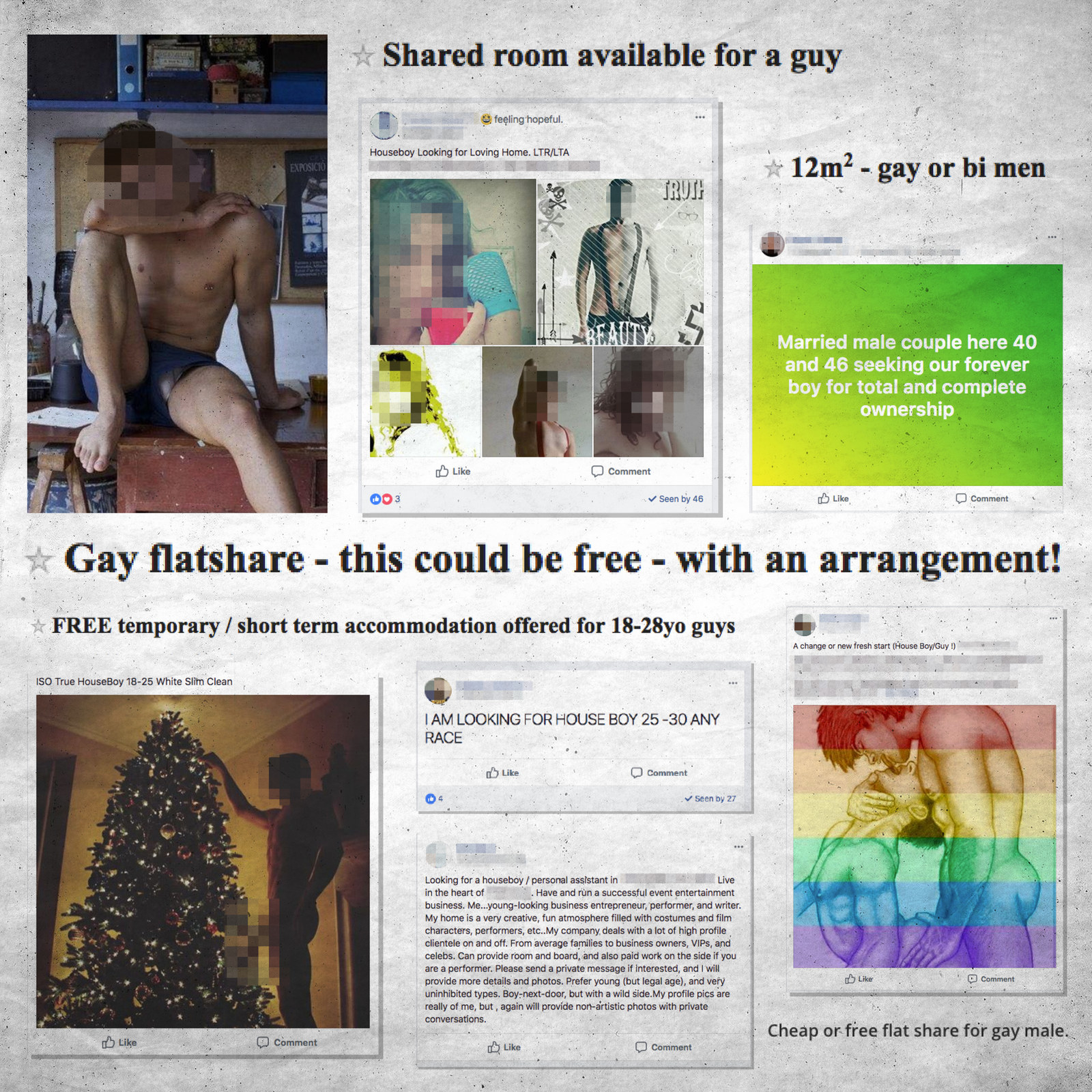 Gay Sex For Rent Landlords Are Offering Free Rooms To Young Men And Facebook Is Letting Them