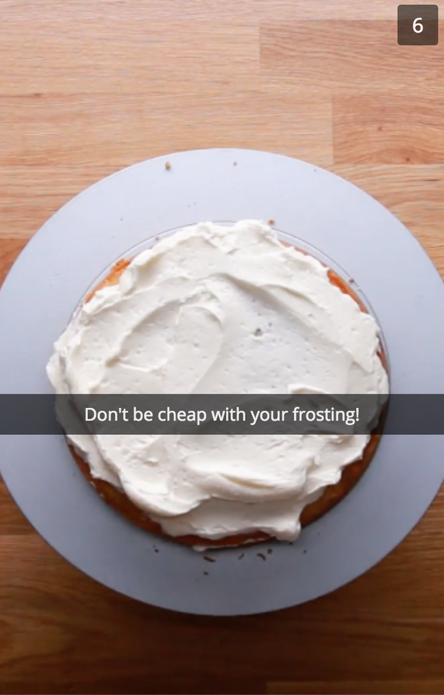 When in doubt, add more frosting that you think you should.