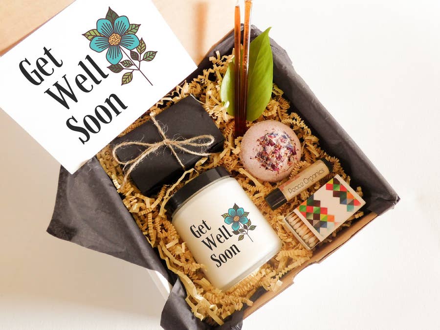 Inside The Box Get Well Soon Gifts for Women, Care Package Get Well Gift Basket for Sick Friend After Surgery Recovery Gifts for Women - Get Well