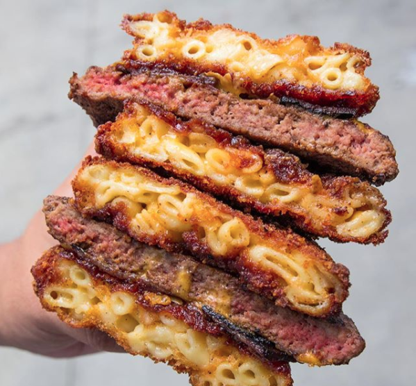 This deep-fried mac stack: