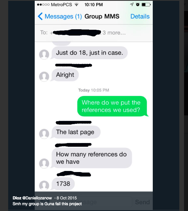 14 People Who Should Be Banned From ALL Group Projects