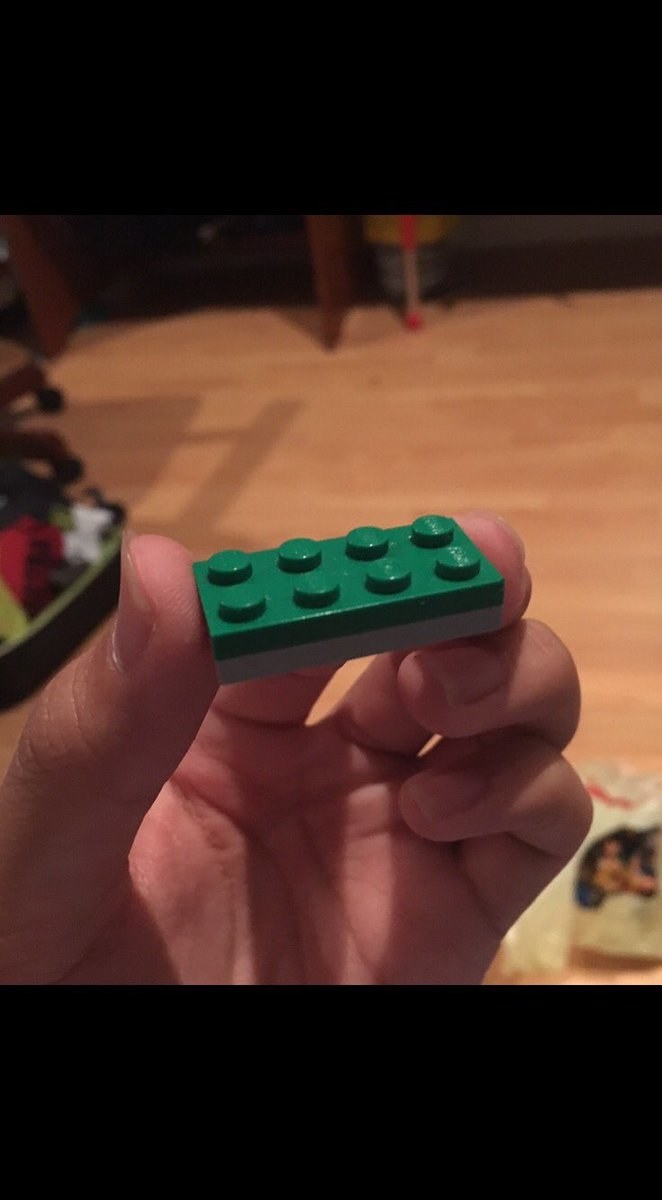 Lego parte 30014 Gris Oscuro Brazo Soporte ladrillo de 1 X 2 X 2 PCs con 2 dedos 