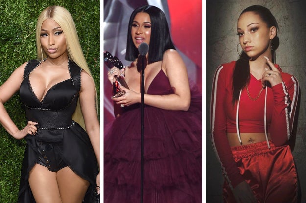 Two of the nominees, Nicki Minaj and Cardi B, seemed pretty obvious, but surprisingly to some, Bhad Bhabie scored the third nomination.