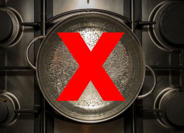 Use chicken or vegetable stock instead of water.