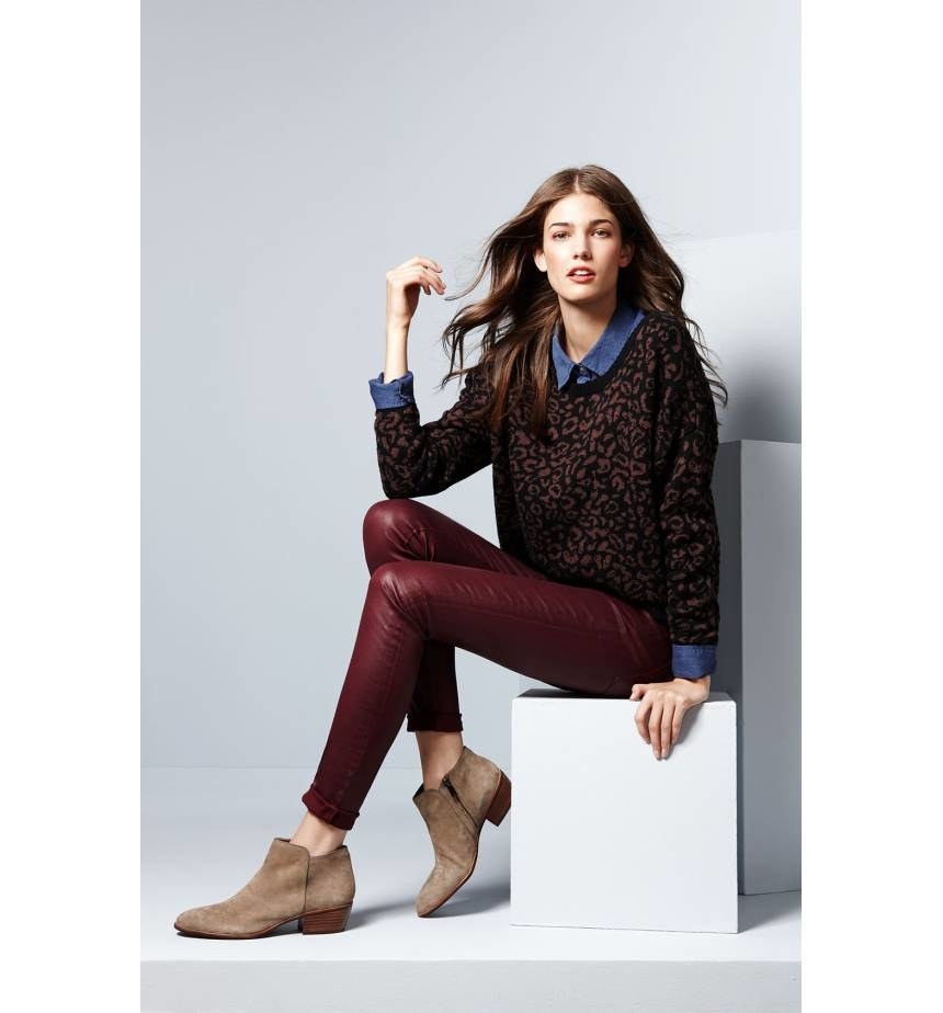Sam edelman petty ankle bootie deep saddle leather sale