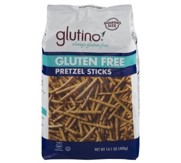 A bag of gluten-free pretzel sticks that truly taste better than regular pretzel sticks, I have tried them and I know the truth, as will you.