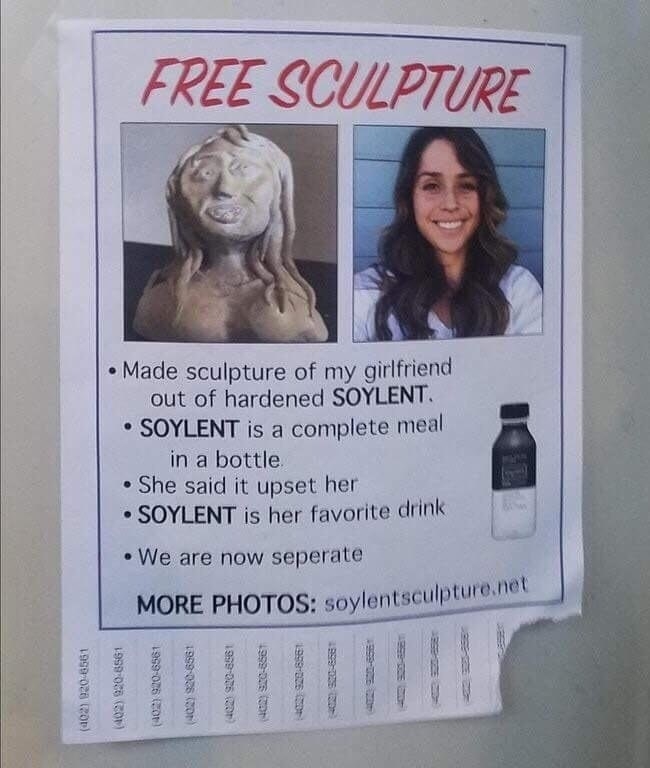 Is This Creepy Sculpture An Ad For Soylent?