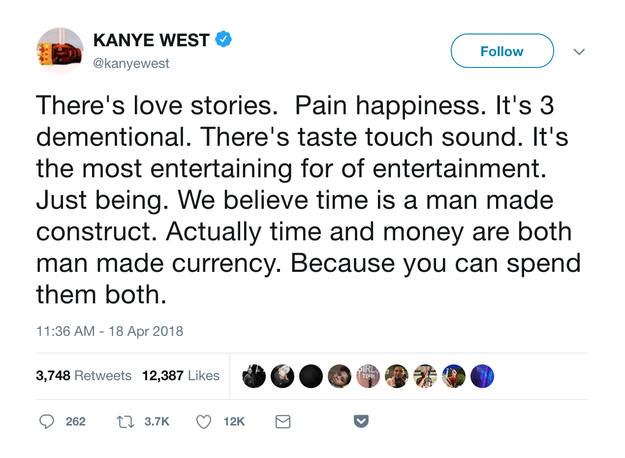 On love and time and money: