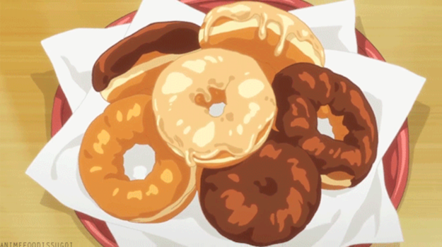 All hail the sacred donuts! | Anime / Manga | Know Your Meme