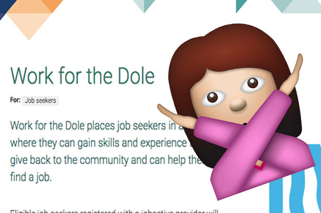 How to avoid work for the dole