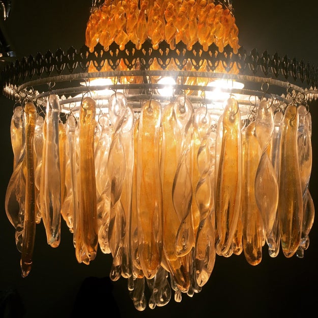 This "used" chandelier: