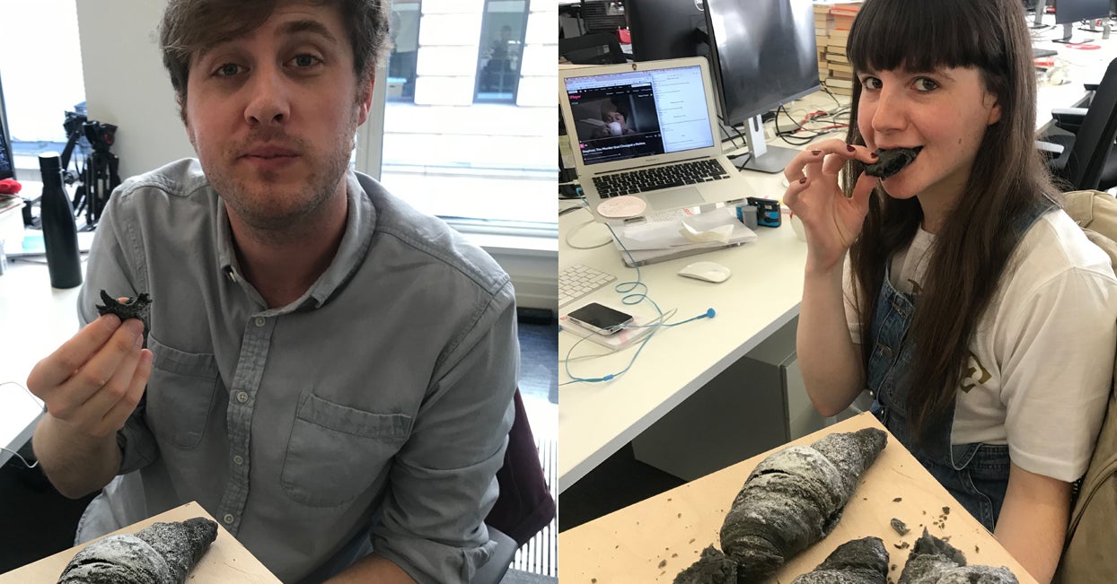 There's A Charcoal Activated Vegan Croissant For Sale And We Tried It Out