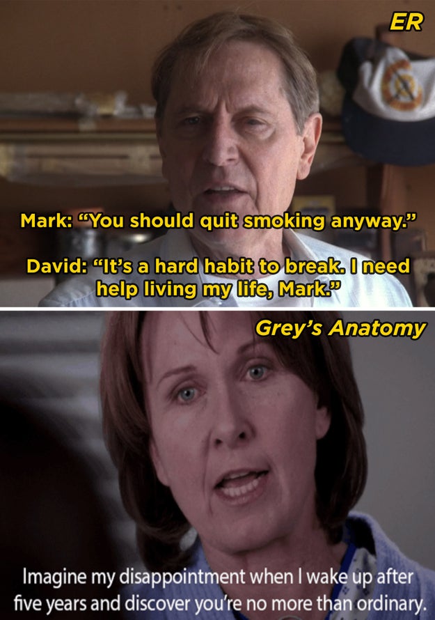 At some point, a parent of one of the doctors is revealed, and we learn about their strained relationship.